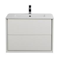 База подвесная под раковину с двумя выдвижными ящиками CEZARES BELLAGIO 54714 Bianco opaco