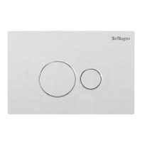 Кнопка смыва BelBagno BB082BL, белая глянцевая