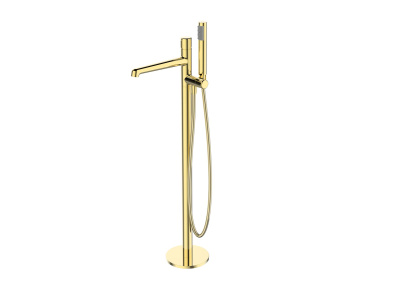 Напольный смеситель BelBagno UNO UNO-FMT-ORO Напольный смеситель BelBagno UNO UNO-FMT-ORO