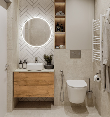 Тумба со столешницей подвесная BelBagno ETNA 80 Rovere Nature