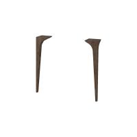 Ножки для шкафчика, комплект 2 штуки, высота 29 см, дерево CEZARES PORTOFINO 40316 Noce