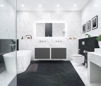 Тумба со столешницей подвесная CEZARES BELLAGIO 140 Grigio nuvola