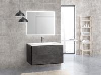 PREMIER-HPL База под раковину подв.с двумя выкатн. ящиками c мех-ми PUSH, Manganese, 1000x500x560, PREMIER-HPL-100-2C-SO-MGN-BLUM