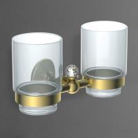 Держатель стакана двойной ART&MAX ANTIC CRYSTAL AM-2688SJ-Do
