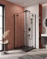 Душевой уголок Cezares LINER-A-2-90-C-NERO Душевой уголок Cezares LINER-A-2-90-C-NERO