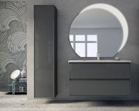 Колонна подвесная с одной распашной дверцей CEZARES GLASS 41829 Antracite