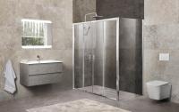 Душевой уголок BelBagno UNIQUE-AH-21-170/200-100-C-Cr