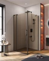 Душевой уголок CEZARES SLIDER-AH-1-100-90/100-BR-NERO