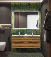 Тумба с раковиной подвесная с четырьмя ящиками BelBagno MARINO-CER-N 120 Rovere Rustico, раковина белая Тумба с раковиной подвесная с четырьмя ящиками BelBagno MARINO-CER-N 120 Rovere Rustico, раковина белая