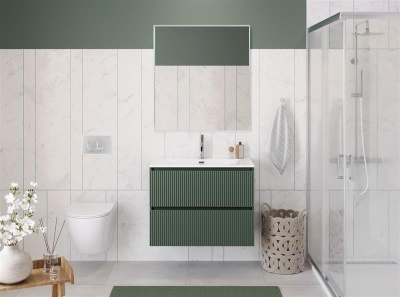 Тумба с раковиной подвесная BelBagno UNO-MINI 90 Еловый Матовый, раковина белая BB-8099-3-90 Тумба с раковиной подвесная BelBagno UNO-MINI 90 Еловый Матовый, раковина белая BB-8099-3-90