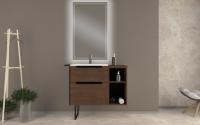 Тумба с раковиной подвесная CEZARES URBAN 60 Frassino Scuro
