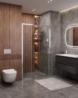 Душевая дверь CEZARES MOLVENO-BF-3-120-C-Cr-IV