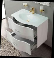 PETALO-BIANCO-1000-VTR Стеклянная раковина-столешница Bianco 980x490 PETALO-BIANCO-1000-VTR Стеклянная раковина-столешница Bianco 980x490