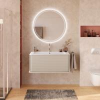 Тумба с раковиной подвесная CEZARES IDRA 98 Cotone, раковина белая 50264 Тумба с раковиной подвесная CEZARES IDRA 98 Cotone, раковина белая 50264