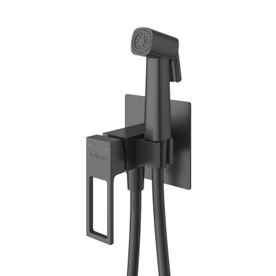 Гигенический душ со смесителем BelBagno LUC-HGN-NERO