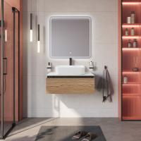 Тумба со столешницей подвесная CEZARES SLIDER 80 Дуб тангент, столешница SLD-80/48-BO