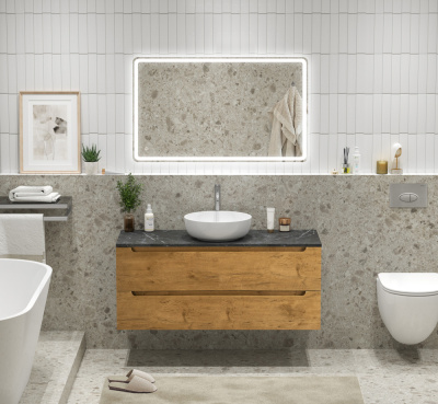 Тумба со столешницей подвесная BelBagno ETNA 120 Rovere Nature