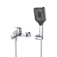 Смеситель для ванны и душа BelBagno DUE-VASM-CRM