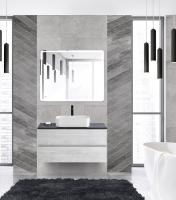 Тумба со столешницей под накладную раковину подвесная CEZARES MOLVENO 46 100 Legno Bianco