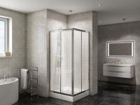 Душевой уголок BelBagno DUE-A-2-80-C-Cr Душевой уголок BelBagno DUE-A-2-80-C-Cr