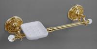 Полотенцедержатель с мыльницей ART&MAX BAROCCO CRYSTAL AM-2057P-Do-Ant-C
