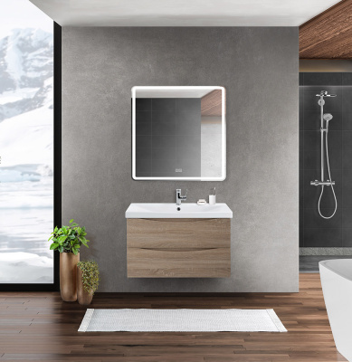 Тумба с раковиной подвесная BelBagno MARINO-CER 80 Rovere Bianco, раковина белая Тумба с раковиной подвесная BelBagno MARINO-CER 80 Rovere Bianco, раковина белая