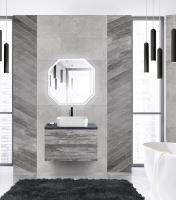 Тумба со столешницей под накладную раковину подвесная CEZARES MOLVENO 46 80 Legno Grigio