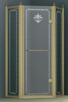 Душевой уголок CEZARES RETRO-P-1-90-CP-Br-R