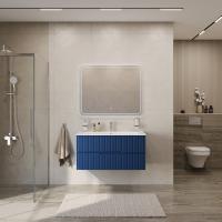 Тумба с раковиной подвесная CEZARES DUET-N 100 Sapfiro, раковина белая CZR-8073-100 Тумба с раковиной подвесная CEZARES DUET-N 100 Sapfiro, раковина белая CZR-8073-100