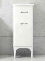 PRADO Шкаф напольный с одним выдвижным ящиком и одной распашной дверкой PRADO-1100-AC-PC-BL Bianco Lucido,450x350x1100