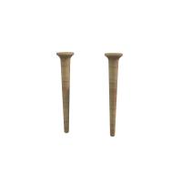 Ножки, комплект 2 штуки, высота 43 см, дерево CEZARES IDRA 40448 Rovere Tabacco