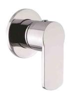 GLAM-DIM-BIO Встраиваемый однорычажный смеситель для душа, исполнение белый матовый