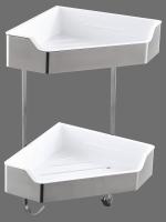 Полка угловая 2-ярусная ART&MAX AM-T-2701A-S