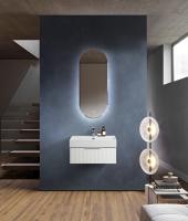 Тумба с раковиной подвесная и одним выдвижным ящиком CEZARES PREMIUM 70 Plisse Bianco opaco, раковина белая Тумба с раковиной подвесная и одним выдвижным ящиком CEZARES PREMIUM 70 Plisse Bianco opaco, раковина белая