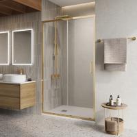 Душевая дверь BelBagno LUCE-BF-1-100-C-ORO