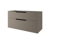 База под раковину с двумя выдвижными ящиками CEZARES URBAN 55163 Grigio opaco