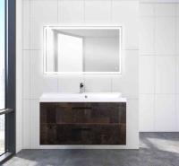 AURORA База под раковину подвесная с двумя выкатными ящиками, Metallo, 1000x450x500, AURORA-1000-2C-SO-MET