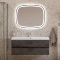 Тумба с раковиной подвесная CEZARES MOLVENO 46 120 Ossido, раковина белая  CZR-8070-120