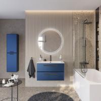 Тумба с раковиной подвесная CEZARES ECO-CER-N 80 Sapfiro, раковина белая CZR-8073-80 Тумба с раковиной подвесная CEZARES ECO-CER-N 80 Sapfiro, раковина белая CZR-8073-80