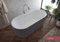 Акриловая ванна CEZARES METAURO-INT-Central-180-80-60-G-W-MATT