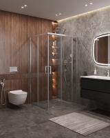 Душевой уголок CEZARES MOLVENO-AH-21-80+30-C-Cr-IV