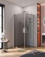 Душевой уголок CEZARES SLIDER-AH-2-90/100-100/110-GRIGIO-Cr