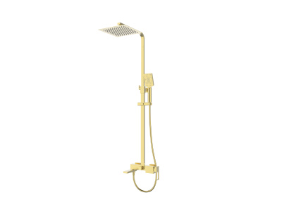 Душевая стойка BelBagno LUCE LUC-VSCM-ORO
