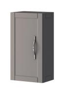 Шкафчик подвесной с одной распашной дверцей, реверсивный CEZARES TIFFANY 55245 Grigio Nuvola