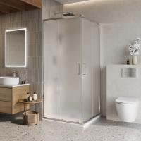 Душевой уголок BelBagno LUCE-A-2-90-P-Cr Душевой уголок BelBagno LUCE-A-2-90-P-Cr