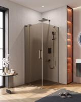 Душевой уголок CEZARES SLIDER-AH-1-90-70/80-BR-GM Душевой уголок CEZARES SLIDER-AH-1-90-70/80-BR-GM