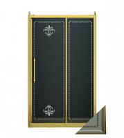 Душевая дверь CEZARES RETRO-BF-1-140-PP-Br