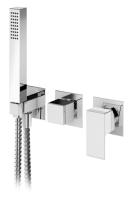 Встраиваемый смеситель для ванны и душа CEZARES PORTA-VDM2-SS