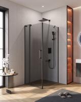 Душевой уголок CEZARES SLIDER-AH-1-90-70/80-GRIGIO-NERO Душевой уголок CEZARES SLIDER-AH-1-90-70/80-GRIGIO-NERO