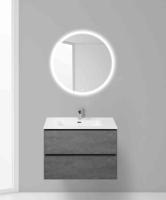 База под раковину подвесная BelBagno PIETRA-800-2C-SO-SCM Stucco Cemento